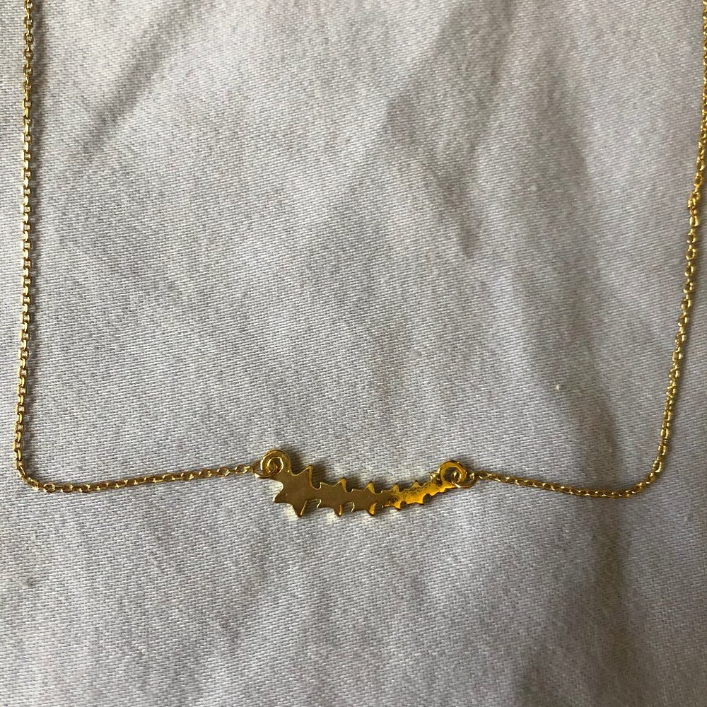 Lulu's Celestial Secret Gold Star Choker Necklace - Picture 4 of 4